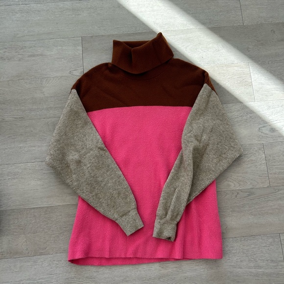 Free people women’s color block sweater size small - Picture 4 of 4